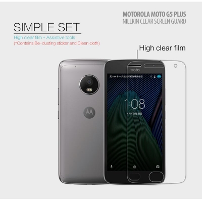 ^ Motorola Moto G5 Plus - Nillkin Clear Screen Guard }