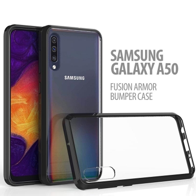 ^ Samsung Galaxy A50 - Fusion Armor Bumper Case
